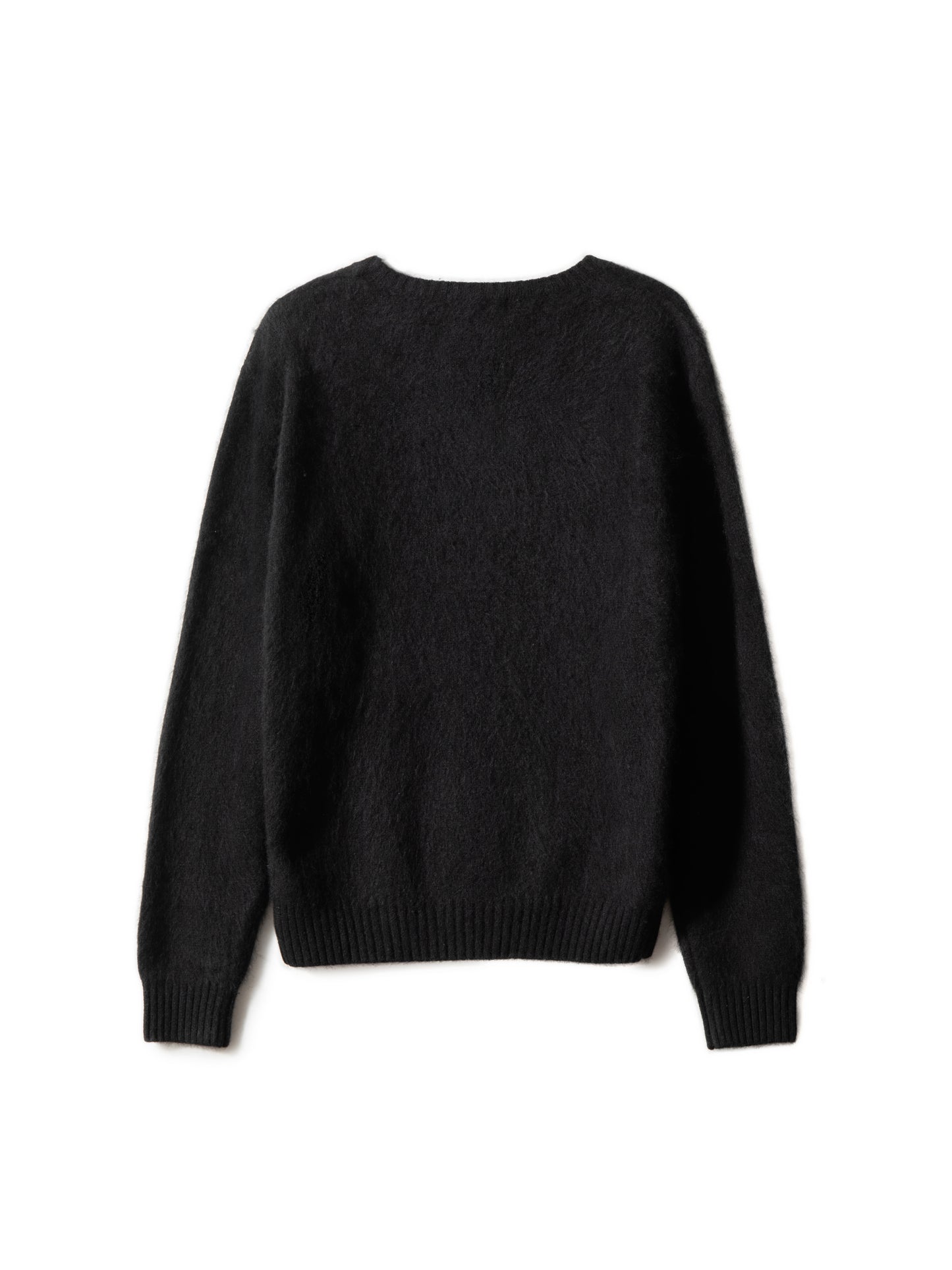 V Neck Black Knit