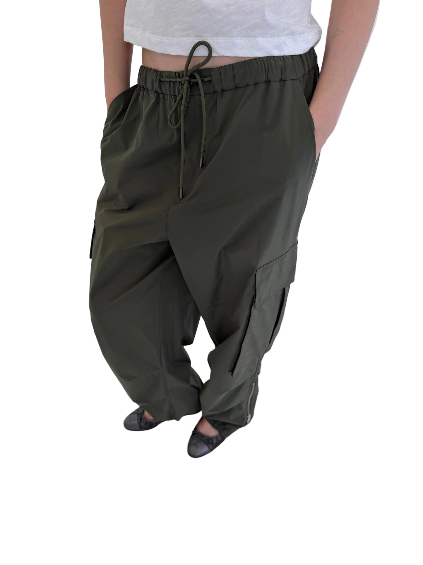 Lightweight Nylon Cargo Pants