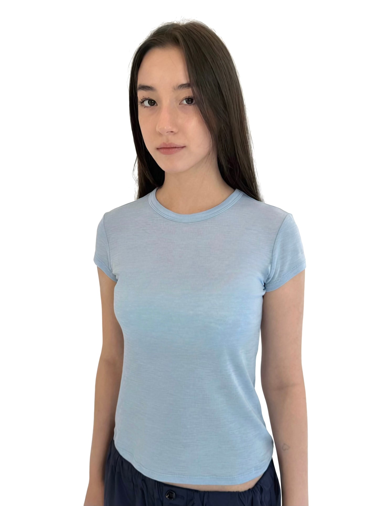 Wool Short Sleeve T